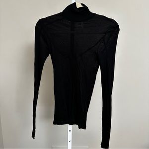 H&M black top size S